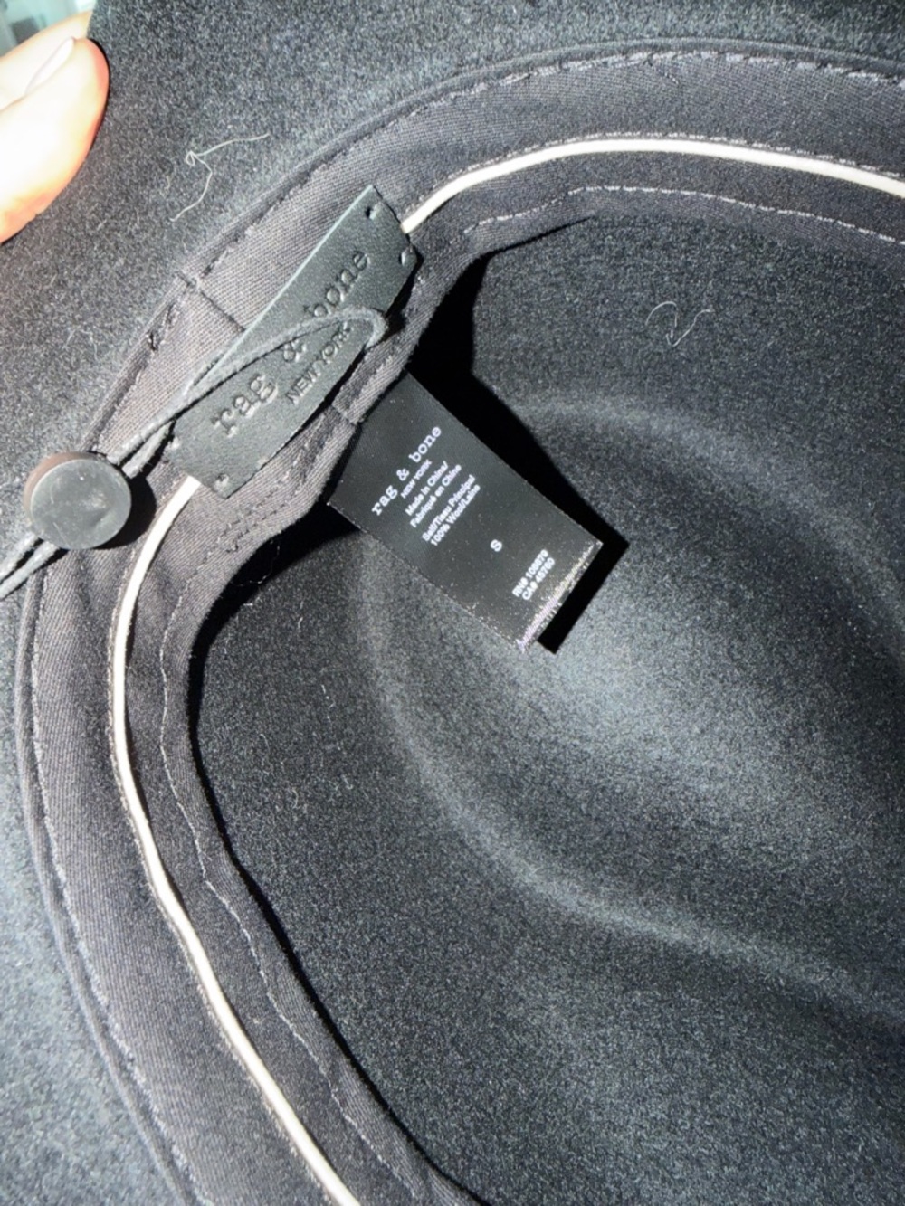 rag & bone City Felt Wool Fedora - Picture 6 of 6